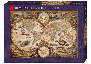 现货HEYE古世界地标2000片德国进口拼图雷诺瓦成人益智玩具原创