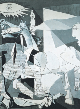 现货Educa毕加索格尔尼卡拼图1000片西班牙进口成人雷诺瓦瓦玩具