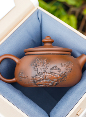 【滇匠企业店-杨震老师7系】纯手工云南建水紫陶茶壶非宜兴紫砂