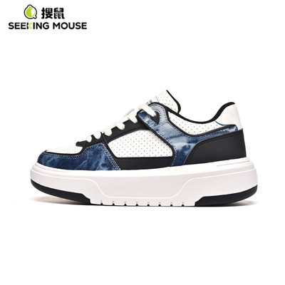 SEEKING MOUSE/搜鼠 2026春季新款时尚低帮情侣时尚厚底运动板鞋