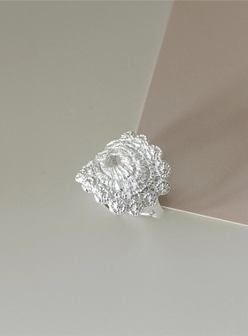 女纯银法式浪漫精工蕾丝戒指