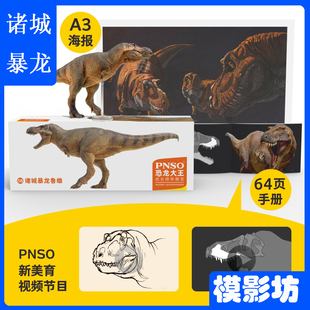 PNSO恐龙大王诸城暴龙鲁雄成长陪伴模型仿真侏罗纪霸王龙手办玩具