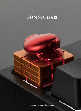 ZOMO 冯老师冯伟文联名个性键帽 金属旋转透光帽子 机械键盘键帽