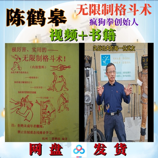 陈鹤皋无限制格斗术 疯狗拳 视频+书籍 街头格斗术防卫术陈鹤皋