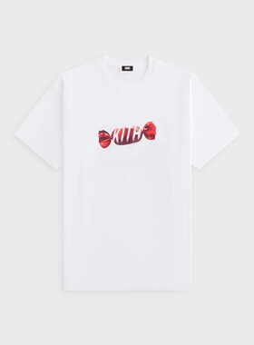 KITH treats 美式宽松糖果印花短袖T恤男女纯棉街头潮流上衣白色