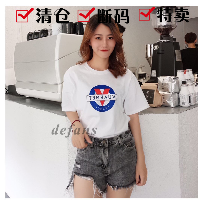 defans 18SS NOAH x Vuarnet 联名短袖欧美男女情侣同款街头潮T恤