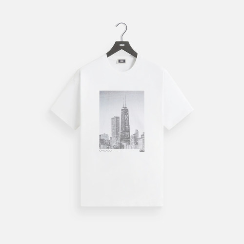 KITHChicagoCity纯棉短袖T恤