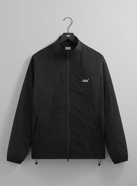 美潮Kith刺绣运动薄款立领机能防风轻量化教练风衣夹克网纱外套秋