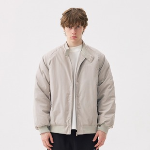 飞行员夹克男潮牌拉链棒球服秋冬外套 高街立领刺绣工装 KITH 美式