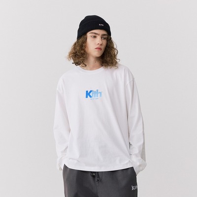 KITH纽约字母印花重磅长袖