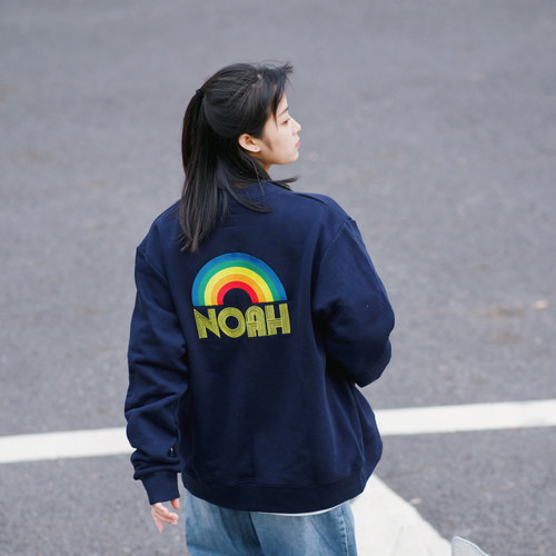 2026春秋款noah彩虹开衫纽扣领男