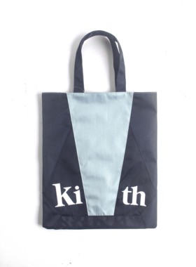 KITH 尼龙布拼接刺绣多功能运动户外单肩手提包时尚大容量托特包