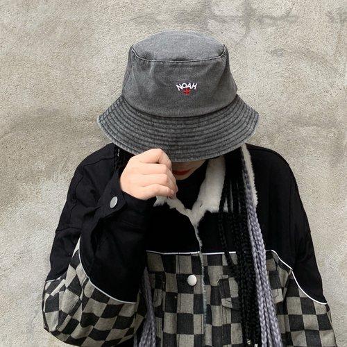 Noah22SS十字架水洗刺绣渔夫帽