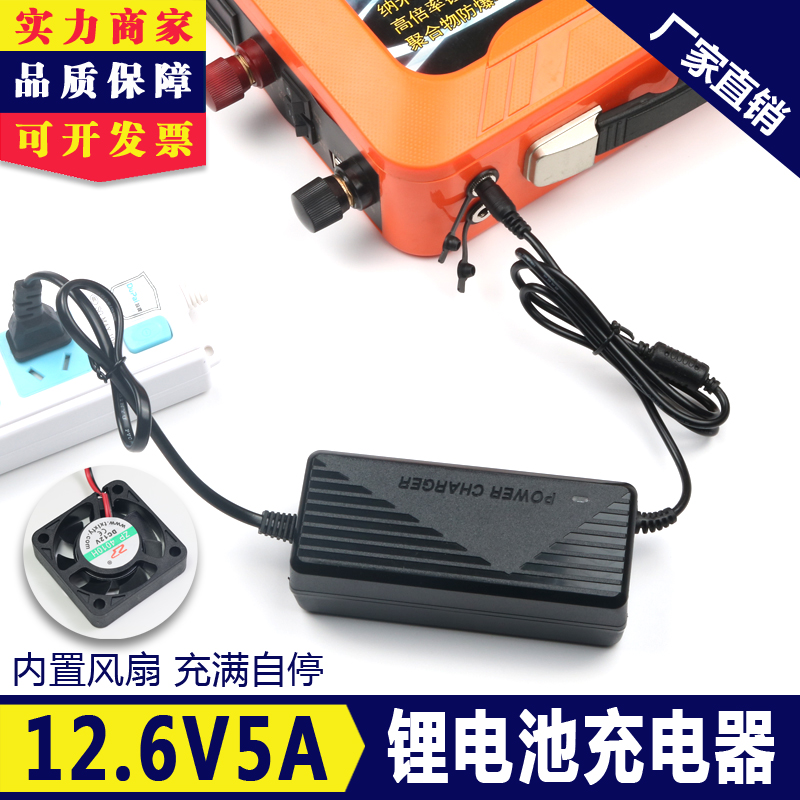 12V锂电瓶充电器12.6V5A6A8A10a锂电池充电机三串聚合物锂电池组 饰品/流行首饰/时尚饰品新 DIY配件 原图主图