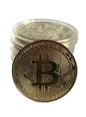 比特Bitcoin纪念比特B比特金币外国硬币虚拟币金属工艺美国金银币