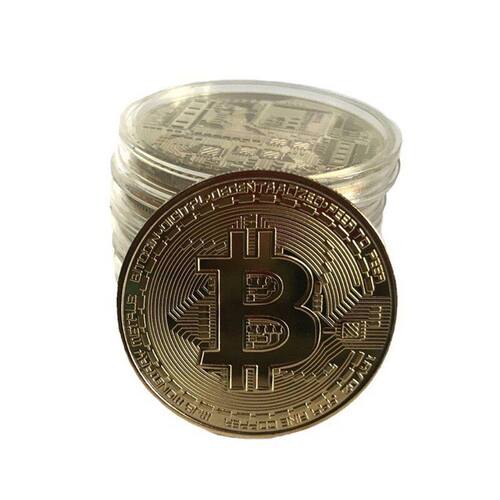 比特Bitcoin纪念比特B比特金币外国硬币虚拟币金属工艺美国金银币
