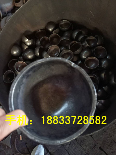 Q235碳钢封头管帽半球形封头圆形封头平底形封头8字焊接封头管堵