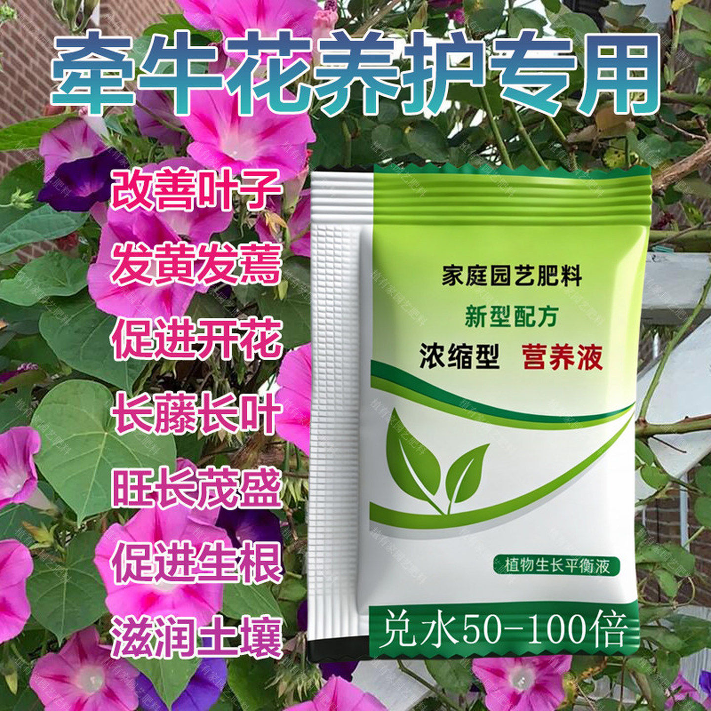 牵牛花爬藤植物专用肥料花苗发芽无机肥