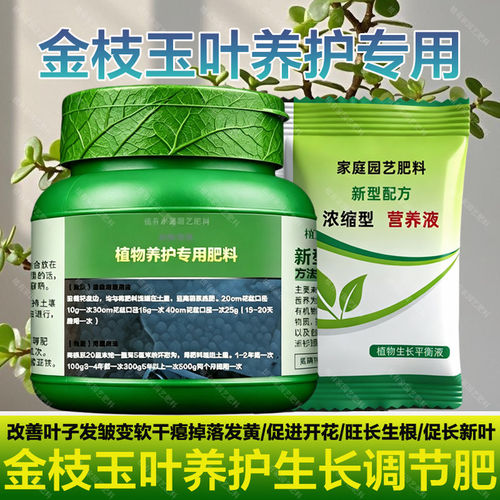 金枝玉叶专用肥料养殖盆栽老桩盆景多肉植物氮磷钾营养液有机肥料