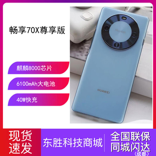 尊享版 Huawei 70X 畅享 长续航麒麟8000芯片鸿蒙智能手机 华为