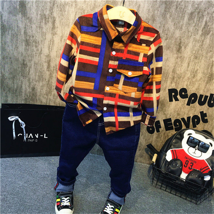 Chemise garcon à manche longue - Ref 2077078 Image 1