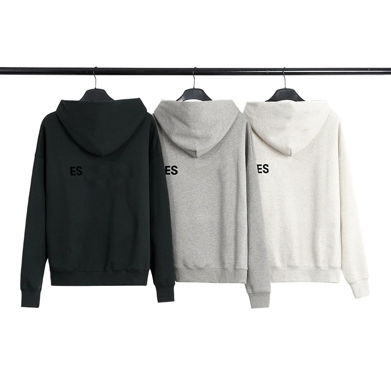 thumbnail for SS22 hooded sweatshirt hoodie flocked print