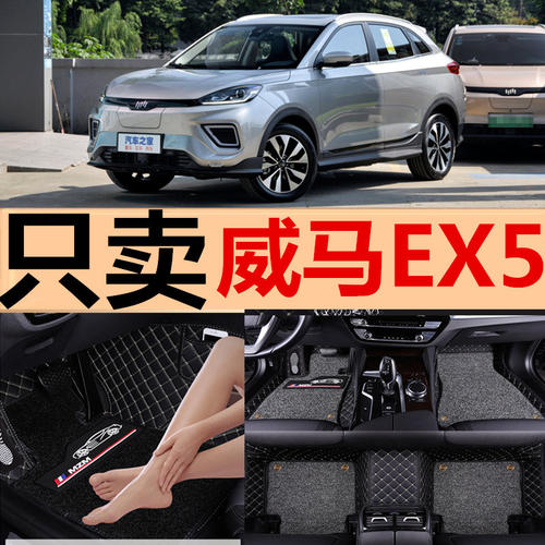 20/18/19款威马EX5 300/400/500专用全包围汽车脚垫 改装内饰配件