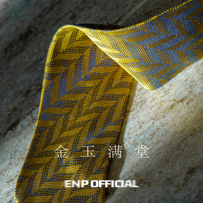 ENP泛光变色真丝意式领带