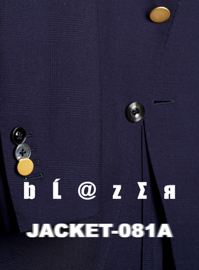 【Blazer】异扣布雷泽西装外套 ENP设计 南意式风格 强捻面料