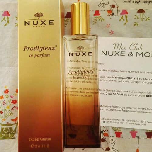 Nuxe香水Prodigieux紫色夜晚Prodigieux Neroli Le香水小样