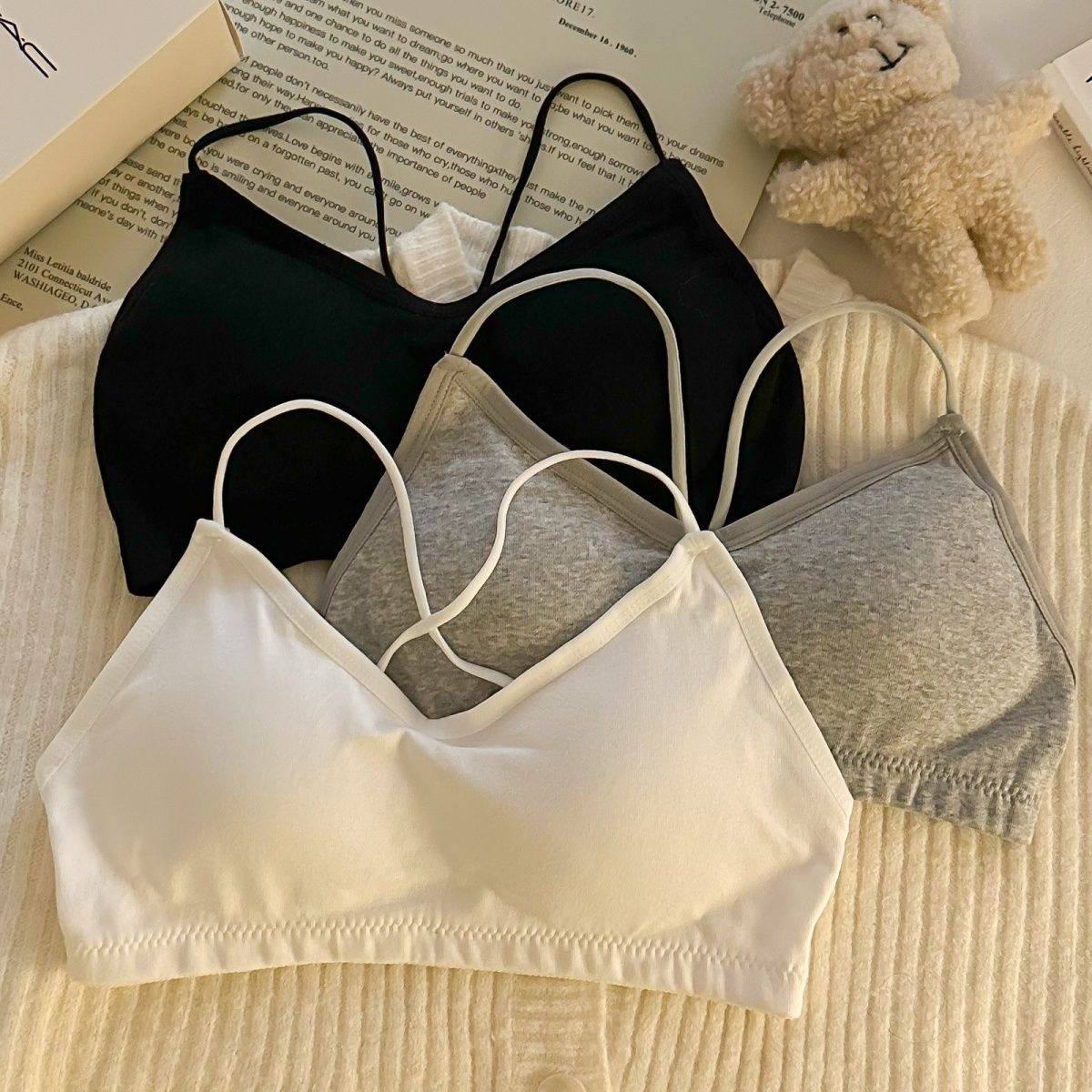 新款发育期美背内衣女聚拢透气无钢圈内搭小背心学生纯棉抹胸打底,女士内衣/男士内衣/家居服,少女文胸,淘宝优惠券,粉丝福利购,淘宝优惠卷