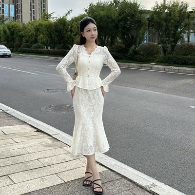 小个子轻奢法式气质风时尚连衣裙
