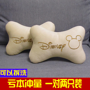 汽车头枕护颈枕车用靠枕一对车载腰靠垫车内抱枕座椅头靠卡通用品