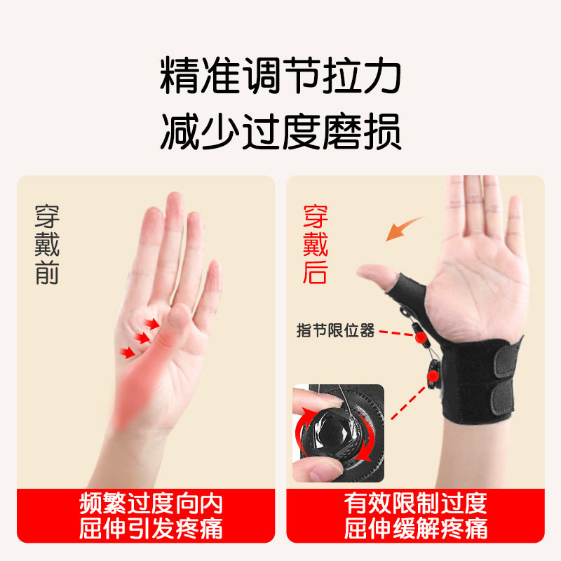 旋转拇指腱鞘护腕大拇指保护套手