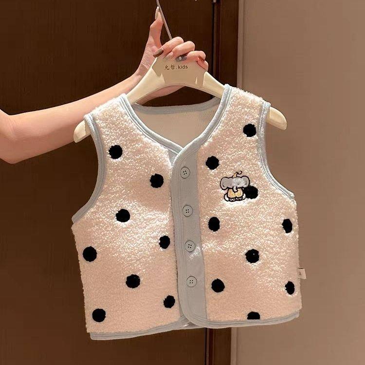 婴儿加绒马甲外穿秋冬羊羔绒坎肩男女宝宝摇粒绒保暖背心豹纹外套,童装/婴儿装/亲子装,马甲,淘宝优惠券,粉丝福利购,淘宝优惠卷