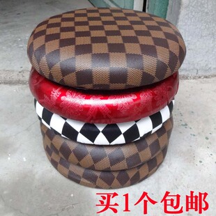 30凳面板软包凳面加厚面圆形海绵直径32cm钢筋凳皮面配件坐面换面