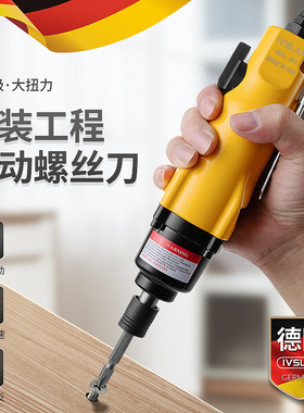 德国阿斯兰气动风批螺丝刀工具5H8H风动改锥起子直式工业级气钻