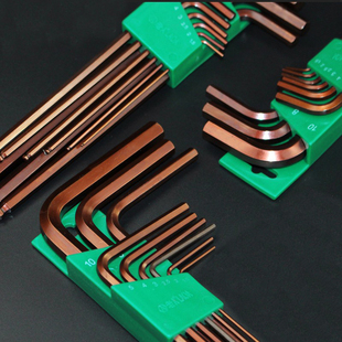 老A 9件公制S2磁性加长球头内六角扳手六棱角组套 内六角扳手套装