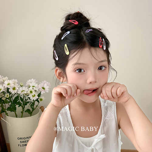 可爱小号彩色发夹宝宝侧边刘海夹