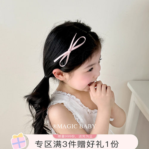 精致简约丝带蝴蝶结发箍女童不勒头防滑小女孩2026新款头箍发饰