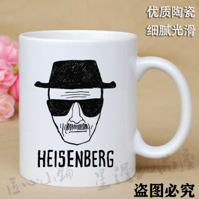 炸鸡叔Los Pollos Hermanos绝命毒师周边同款马克杯子 陶瓷水杯