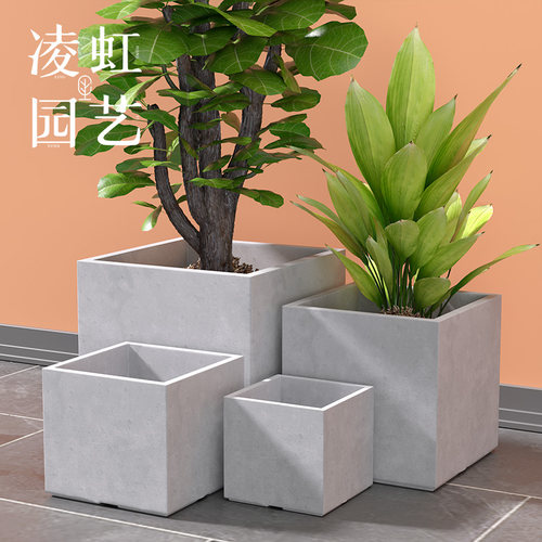 极简风厂家直销水泥花盆