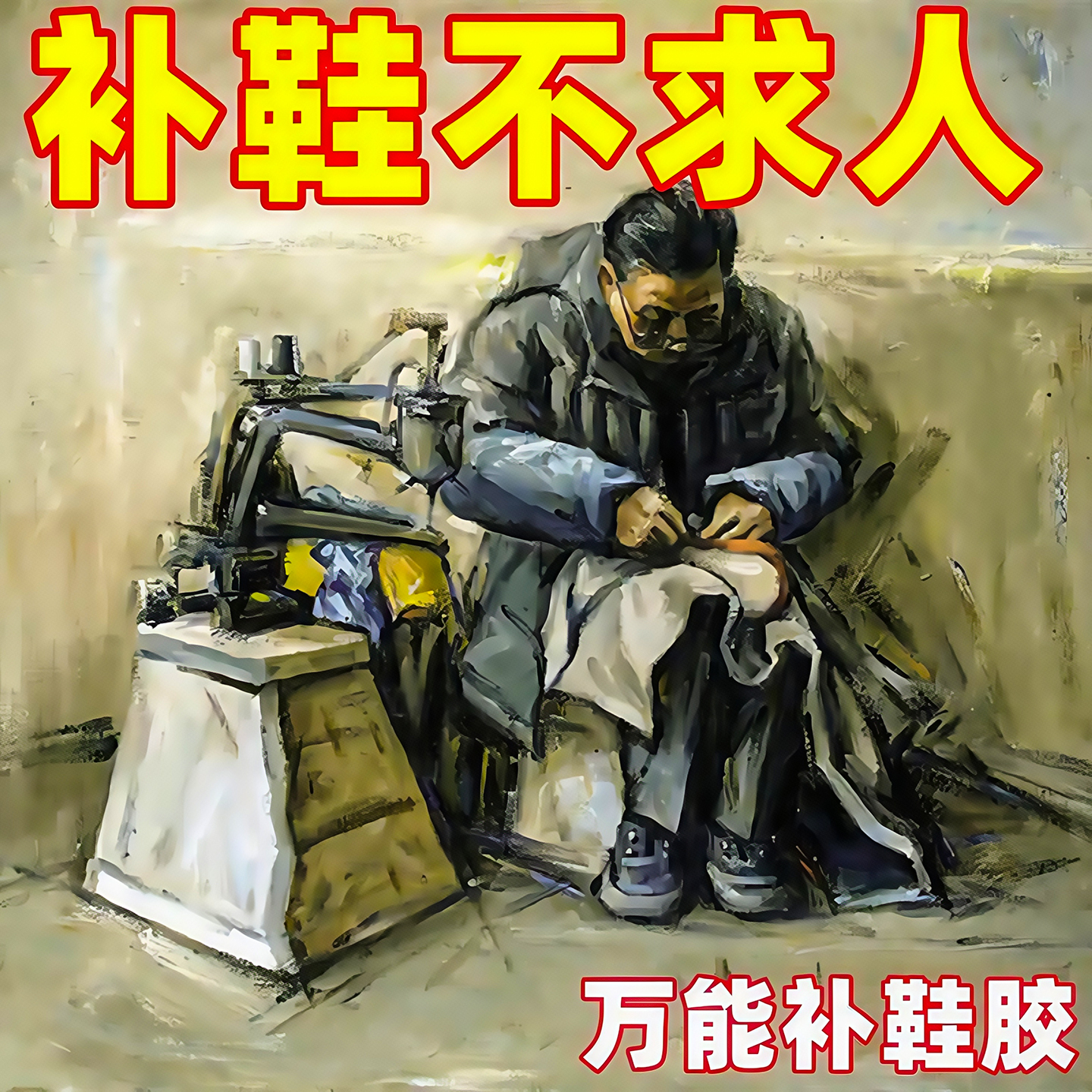 补鞋胶水粘鞋专用修鞋胶鞋底修补