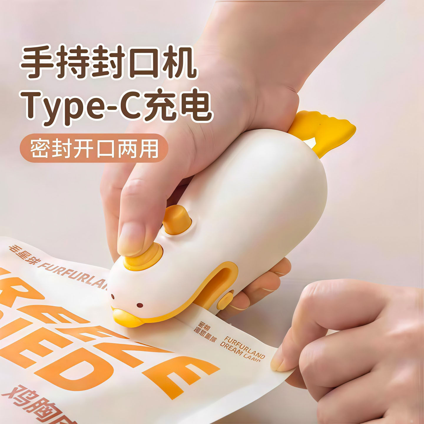 磁吸封口机小型家用迷你保鲜密封