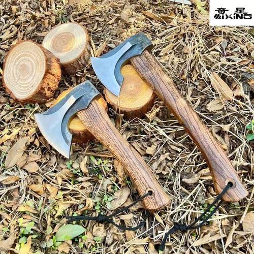 头部微瑕处理户外劈柴飞机斧不夹斧家用砍骨头