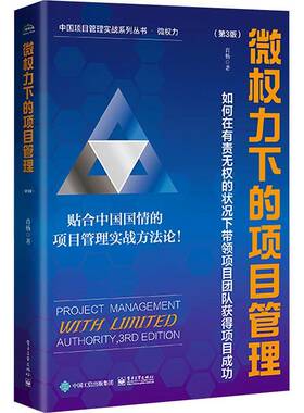 微权力下的项目管理:如何在有责无权的状况下带领项目团队获得项目肖杨  经济书籍