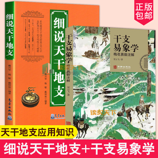 正版包邮 细说天干地支+干支易象学 梅花易数注解 天文学书籍 阐述天干地支源流应用知识 展示天干地支传统文化 梅花易数书籍