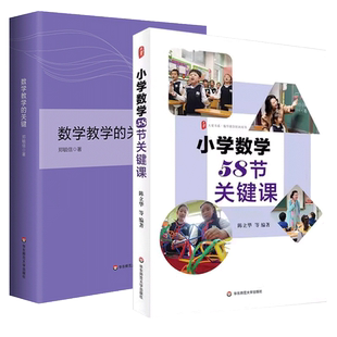数学教学的关键+小学数学58节关键课 分析评论义务教育数学课程标准 数学教学培训用书 华东师范大学出版社