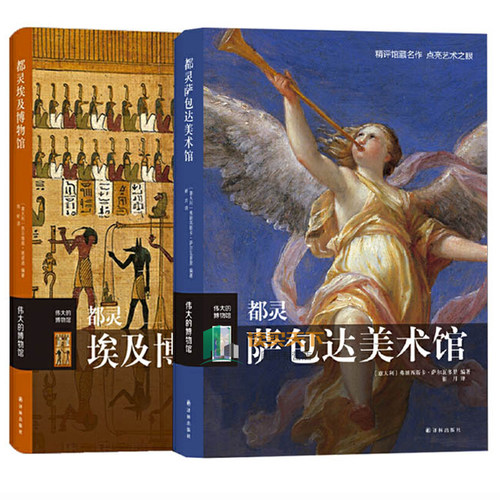 全2册】都灵埃及博物馆+都灵萨包达美术馆 名画收藏艺术品 埃及历史文化艺术 世界博物馆馆藏艺术品欣赏书籍 博物馆艺术品欣赏hij - 封面