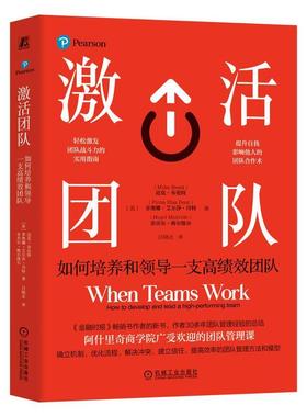 激活团队:如何培养和领导一支团队:how to develop and lead a high-performing team迈克·布伦特  管理书籍